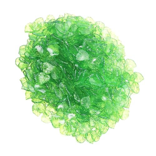 WEKAMOS 100 Stück Teiliges Acryl Blattanhänger Grüne DIY Schmuckanhänger für Halsketten Armbänder Ohrringe Kreative Charms für Schmuckherstellung Schmuckdekoration WEKAMOS 100 Stück Teiliges Acryl Blattanhänger Grüne DIY Schmuckanhänger für Halsketten Armbänder Ohrringe Kreative Charms für Schmuckherstellung Schmuckdekoration von WEKAMOS