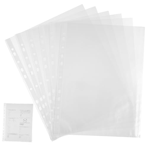 WEKAMOS 100 Stück Teiliges Klare Dokumentenhüllen Mittelstarkes Papier Schutzhüllen Oben Offen Für Ordner Schnellhefter Bürobedarf Transparente Folien Schutzhüllen WEKAMOS 100 Stück Teiliges Klare Dokumentenhüllen Mittelstarkes Papier Schutzhüllen Oben Offen Für Ordner Schnellhefter Bürobedarf Transparente Folien Schutzhüllen von WEKAMOS