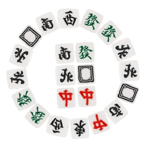 WEKAMOS 100 Stück Teiliges Mahjong Perlen aus Langlebigem Polymer Clay Leichte DIY Schmuckperlen zum Auffädeln für Armbänder Halsketten und Kinderbasteln Praktische Bunte Perlen für WEKAMOS 100 Stück Teiliges Mahjong Perlen aus Langlebigem Polymer Clay Leichte DIY Schmuckperlen zum Auffädeln für Armbänder Halsketten und Kinderbasteln Praktische Bunte Perlen für von WEKAMOS