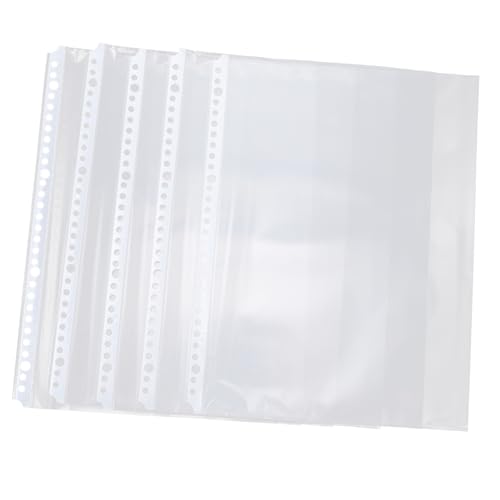 WEKAMOS 100 Stück Teiliges Sichttaschen Transparente Binder Pockets mit Praktische Klarsichthüllen für Ordner Doppelseitiger Seitenschutz für Dokumenten und Fotoschutz WEKAMOS 100 Stück Teiliges Sichttaschen Transparente Binder Pockets mit Praktische Klarsichthüllen für Ordner Doppelseitiger Seitenschutz für Dokumenten und Fotoschutz von WEKAMOS