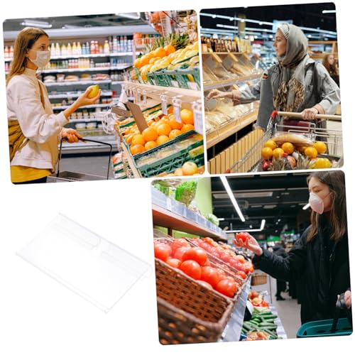 WEKAMOS 100 Stück Teiliges Transparenter Langlebiger Preisschildhalter mit Doppelhaken Wiederverwendbar für Supermarktregale Einzelhandel Einfache Anbringung und Rückstandsfreies WEKAMOS 100 Stück Teiliges Transparenter Langlebiger Preisschildhalter mit Doppelhaken Wiederverwendbar für Supermarktregale Einzelhandel Einfache Anbringung und Rückstandsfreies von WEKAMOS