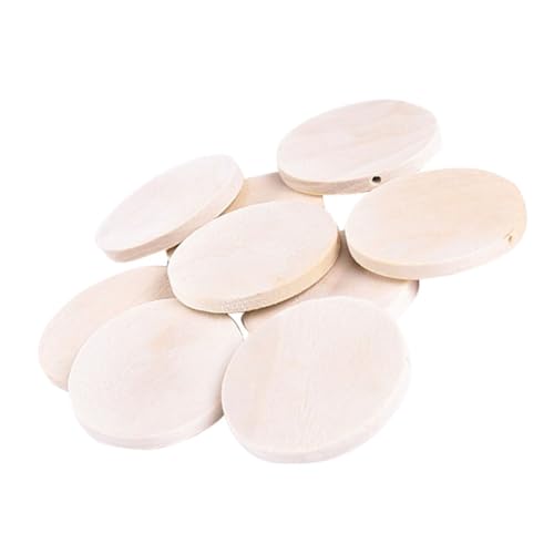 WEKAMOS 100 Stück Unbearbeitete Holzohrringe mit Loch Runde Holzanhänger für DIY Schmuckherstellung Bastelzubehör Holzohrring Rohlinge Naturholz Pendants WEKAMOS 100 Stück Unbearbeitete Holzohrringe mit Loch Runde Holzanhänger für DIY Schmuckherstellung Bastelzubehör Holzohrring Rohlinge Naturholz Pendants von WEKAMOS