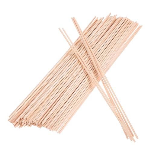 WEKAMOS 100 Stück Unbehandelte Naturholz Dübelstäbe für DIY Bastelmaterialien für Kreative Projekte Basteln und Lernspiele WEKAMOS 100 Stück Unbehandelte Naturholz Dübelstäbe für DIY Bastelmaterialien für Kreative Projekte Basteln und Lernspiele von WEKAMOS
