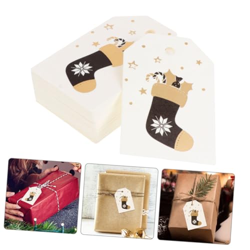 WEKAMOS 100 Stück Weihnachtsanhänger DIY Buchzeichen Kartenset Langlebige Kreative Weihnachtsdeko Etiketten für Geschenkverpackungen und Christbaum Vielseitig Verwendbar Festliche WEKAMOS 100 Stück Weihnachtsanhänger DIY Buchzeichen Kartenset Langlebige Kreative Weihnachtsdeko Etiketten für Geschenkverpackungen und Christbaum Vielseitig Verwendbar Festliche von WEKAMOS