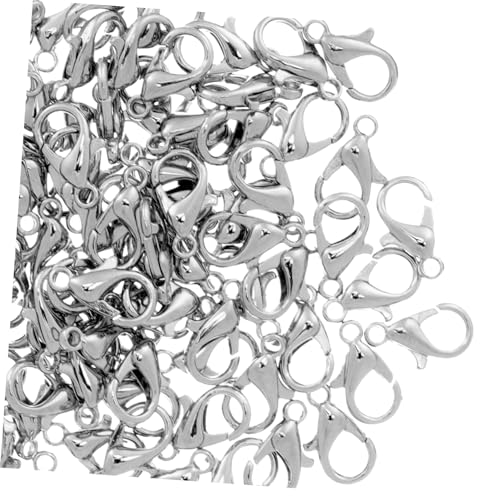 WEKAMOS 100 Stück Zinklegierung Kettenverschluss DIY Schmuckzubehör für und Armbänder Langlebige Karabinerverschlüsse für Kreative Projekte Leicht zu Bedienen WEKAMOS 100 Stück Zinklegierung Kettenverschluss DIY Schmuckzubehör für und Armbänder Langlebige Karabinerverschlüsse für Kreative Projekte Leicht zu Bedienen von WEKAMOS