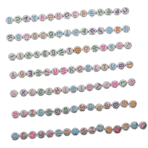 WEKAMOS 1000 Stück Acryl Buchstabenperlen Multifunktionale DIY Perlen für Armbänder und Bastelarbeiten Robuste Tragbare Perlen mit Glatter Oberfläche und Durchgangsloch für Kreative WEKAMOS 1000 Stück Acryl Buchstabenperlen Multifunktionale DIY Perlen für Armbänder und Bastelarbeiten Robuste Tragbare Perlen mit Glatter Oberfläche und Durchgangsloch für Kreative von WEKAMOS