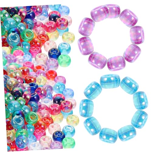 WEKAMOS 1000 Stück Acrylperlen Bunte DIY Schmuckperlen mit Großem für Armband Halskette Haarflechten Bastelperlen Spacer Perlen für Schmuckherstellung WEKAMOS 1000 Stück Acrylperlen Bunte DIY Schmuckperlen mit Großem für Armband Halskette Haarflechten Bastelperlen Spacer Perlen für Schmuckherstellung von WEKAMOS
