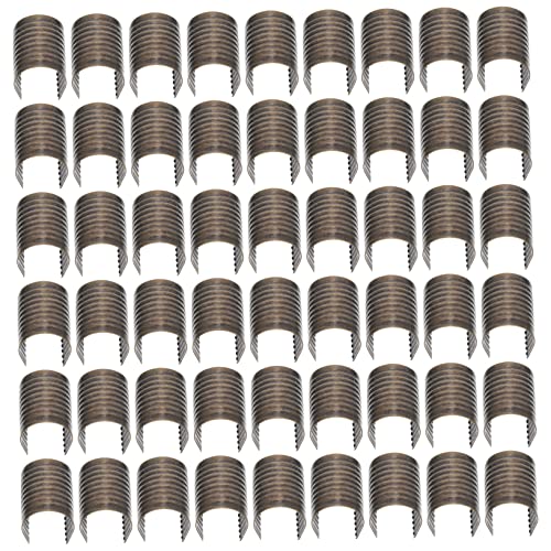 WEKAMOS 100Stücke Leder String Clips für Schmuck DIY Faltbare Kordel Endverschlüsse für Armbänder und Mehr Praktische Befestigungselemente WEKAMOS 100Stücke Leder String Clips für Schmuck DIY Faltbare Kordel Endverschlüsse für Armbänder und Mehr Praktische Befestigungselemente von WEKAMOS