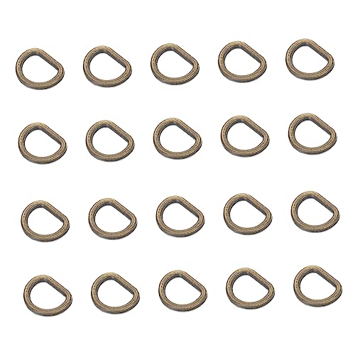WEKAMOS 100Stücke Mini D Ringe für Puppen Nähtasten DIY Zubehör für Puppenkleidung Vintage Design für Bastelprojekte und Puppenspielzeug für Handwerk WEKAMOS 100Stücke Mini D Ringe für Puppen Nähtasten DIY Zubehör für Puppenkleidung Vintage Design für Bastelprojekte und Puppenspielzeug für Handwerk von WEKAMOS