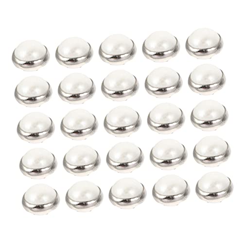 WEKAMOS 100Stücke Perlenknöpfe für Puppenkleidung Dekorative Metallknöpfe zum Nähen und DIY für Puppenoutfits Langlebig und Vielseitig Einsetzbar WEKAMOS 100Stücke Perlenknöpfe für Puppenkleidung Dekorative Metallknöpfe zum Nähen und DIY für Puppenoutfits Langlebig und Vielseitig Einsetzbar von WEKAMOS