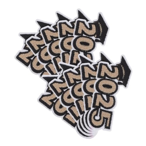 WEKAMOS 10Stücke Aufnäher zum Aufbügeln für Kleidung Abschluss Stickerei Patches für Rucksäcke Jeans Hüte DIY Dekoration Langlebig und Farbenfroh WEKAMOS 10Stücke Aufnäher zum Aufbügeln für Kleidung Abschluss Stickerei Patches für Rucksäcke Jeans Hüte DIY Dekoration Langlebig und Farbenfroh von WEKAMOS