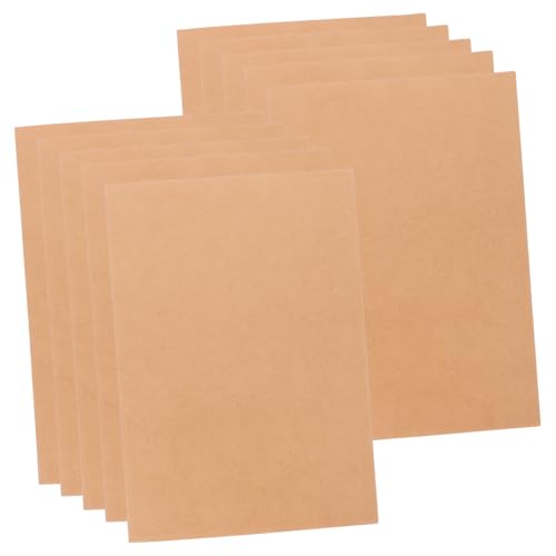 WEKAMOS 10Stücke Papierordner Kraftpapier Dokumentenmappe mit Einzelsteckplatz für Büro Schule und Zuhause Einfacher und Praktischer Aktenordner für Professionelle Anlässe von WEKAMOS