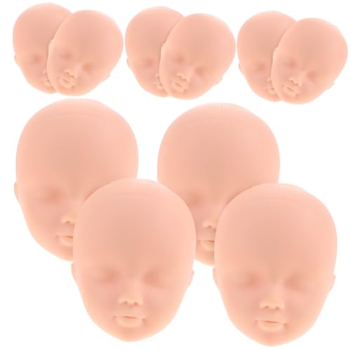 WEKAMOS 10Stücke Puppenköpfe für Make Up Hochwertige Puppenteile aus Kunststoff für DIY Projekte Puppenhaus Dekoration und Kreative Bastelarbeiten WEKAMOS 10Stücke Puppenköpfe für Make Up Hochwertige Puppenteile aus Kunststoff für DIY Projekte Puppenhaus Dekoration und Kreative Bastelarbeiten von WEKAMOS