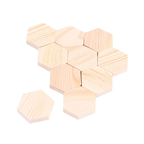 WEKAMOS 10Stücke Sechseckige Holzklötze Kiefernholz DIY Bastelholz für Projekte für Malerei Dekoration und Handwerk Vielseitig Einsetzbar WEKAMOS 10Stücke Sechseckige Holzklötze Kiefernholz DIY Bastelholz für Projekte für Malerei Dekoration und Handwerk Vielseitig Einsetzbar von WEKAMOS