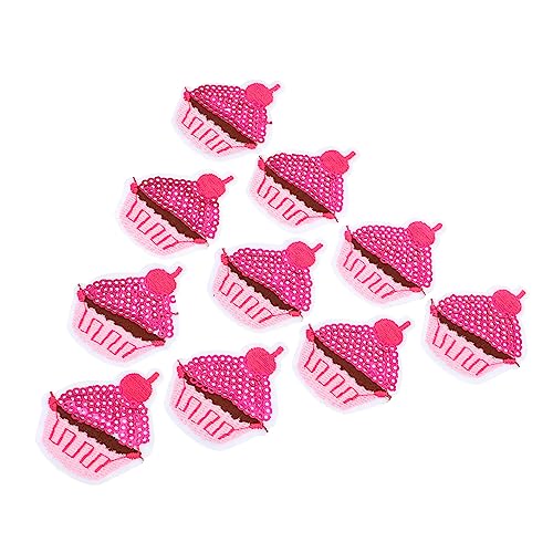 WEKAMOS 10Stücke Stoffaufkleber Pailletten Patch Stickerei Kuchenabzeichen für DIY Dekoration Eiscreme Muster zum Abdecken von Flecken Kleidung und Accessoires WEKAMOS 10Stücke Stoffaufkleber Pailletten Patch Stickerei Kuchenabzeichen für DIY Dekoration Eiscreme Muster zum Abdecken von Flecken Kleidung und Accessoires von WEKAMOS