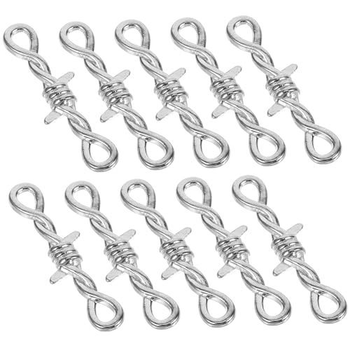 WEKAMOS 10Stücke Teiliges Schmuckverschluss Metall Praktische und Vielseitige Verschlüsse für DIY Armbänder für Schmuckherstellung Langlebig und Einfach WEKAMOS 10Stücke Teiliges Schmuckverschluss Metall Praktische und Vielseitige Verschlüsse für DIY Armbänder für Schmuckherstellung Langlebig und Einfach von WEKAMOS