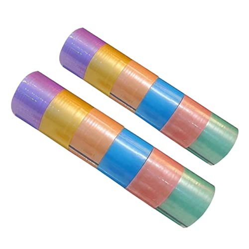 WEKAMOS 12 Rollen Bunte Klebebänder für Selbstklebende Balltapes Farben DIY Bastelmaterial für Kreative Projekte und WEKAMOS 12 Rollen Bunte Klebebänder für Selbstklebende Balltapes Farben DIY Bastelmaterial für Kreative Projekte und von WEKAMOS