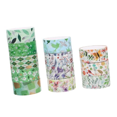 WEKAMOS 12 Rollen Teiliges Blumen Washi Tapes Dekorative DIY Klebebänder für Scrapbook Tagebuch Geschenkverpackung Leicht zu Reißen Vielseitig Einsetzbar Frühlingsmotive WEKAMOS 12 Rollen Teiliges Blumen Washi Tapes Dekorative DIY Klebebänder für Scrapbook Tagebuch Geschenkverpackung Leicht zu Reißen Vielseitig Einsetzbar Frühlingsmotive von WEKAMOS