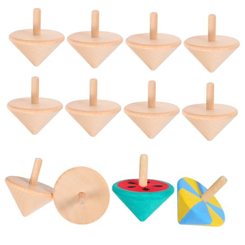 WEKAMOS 12 Stück 12 teiliges Holz Drehspielzeug DIY Bemalbar Leicht und Langlebig Kreative und Sichere Rotierende Spielzeuge für Kindergeburtstage und Freizeitspaß WEKAMOS 12 Stück 12 teiliges Holz Drehspielzeug DIY Bemalbar Leicht und Langlebig Kreative und Sichere Rotierende Spielzeuge für Kindergeburtstage und Freizeitspaß von WEKAMOS