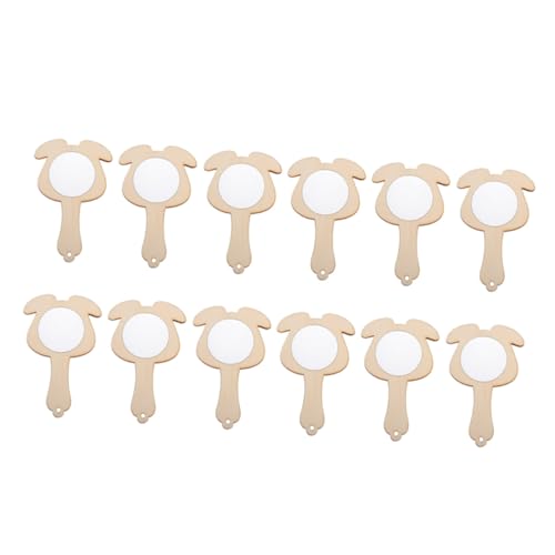 WEKAMOS 12 Stück 12 teiliges Holz Handspiegel Bastelset für Mädchen DIY Mini Schminkspiegel Leicht Unbemalt Handwerk Spiegelspielzeug für Kinderzimmer und Geschenke WEKAMOS 12 Stück 12 teiliges Holz Handspiegel Bastelset für Mädchen DIY Mini Schminkspiegel Leicht Unbemalt Handwerk Spiegelspielzeug für Kinderzimmer und Geschenke von WEKAMOS