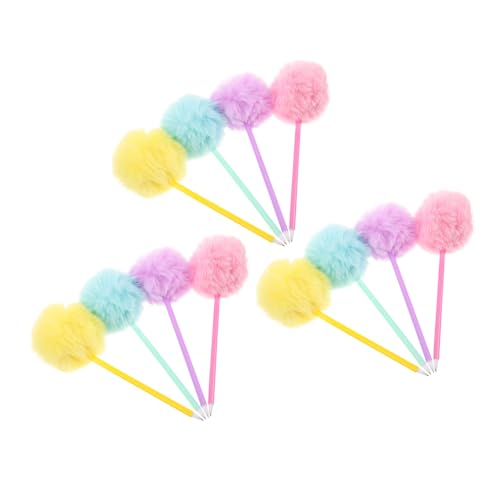 WEKAMOS 12 Stück Bunte Pom Pom Kugelschreiber Weiche Plüschkugel Ergonomisch Komfortabel Schüler Schreibset Kreative Bunte Stifte für Schule Büro Zuhause WEKAMOS 12 Stück Bunte Pom Pom Kugelschreiber Weiche Plüschkugel Ergonomisch Komfortabel Schüler Schreibset Kreative Bunte Stifte für Schule Büro Zuhause von WEKAMOS