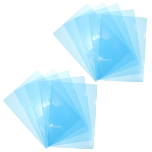 WEKAMOS 12 Stück Teiliges Bunte Transparente Förmige Dokumentenmappe aus Robustem Kunststoff Praktische Klarsichthüllen zum Schutz und Organisieren Wichtiger Unterlagen im Büro und WEKAMOS 12 Stück Teiliges Bunte Transparente Förmige Dokumentenmappe aus Robustem Kunststoff Praktische Klarsichthüllen zum Schutz und Organisieren Wichtiger Unterlagen im Büro und von WEKAMOS