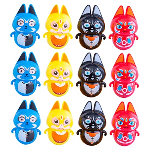 WEKAMOS 12 Stück Teiliges Buntes Wackelspielzeug mit Niedlichen Beijing Oper Katzen Motiven Kompakt und Leicht Fördert Motorische Fähigkeiten und Familienzeit als Dekoratives WEKAMOS 12 Stück Teiliges Buntes Wackelspielzeug mit Niedlichen Beijing Oper Katzen Motiven Kompakt und Leicht Fördert Motorische Fähigkeiten und Familienzeit als Dekoratives von WEKAMOS