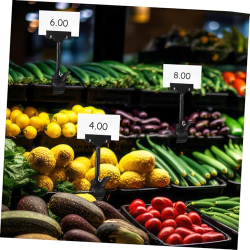 WEKAMOS 12 Stück Teiliges Drehbare Kunststoff Preisschildhalter Clips Stabile Etikettenhalter Klemmen Verstellbar und Sicher für Supermarkt Einzelhandel Obstladen für Rundrohre und WEKAMOS 12 Stück Teiliges Drehbare Kunststoff Preisschildhalter Clips Stabile Etikettenhalter Klemmen Verstellbar und Sicher für Supermarkt Einzelhandel Obstladen für Rundrohre und von WEKAMOS