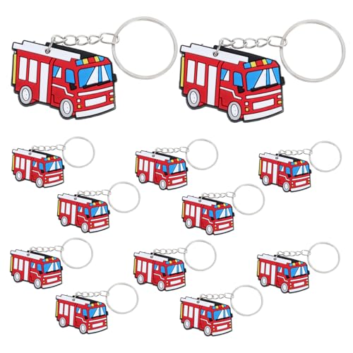 WEKAMOS 12 Stück Teiliges Feuerwehr Schlüsselanhänger Kindergeburtstag Feuerwehrmann Partygeschenke Feuerwehr Deko Mitgebsel Rucksackanhänger Geschenkidee für Jungen Mädchen WEKAMOS 12 Stück Teiliges Feuerwehr Schlüsselanhänger Kindergeburtstag Feuerwehrmann Partygeschenke Feuerwehr Deko Mitgebsel Rucksackanhänger Geschenkidee für Jungen Mädchen von WEKAMOS