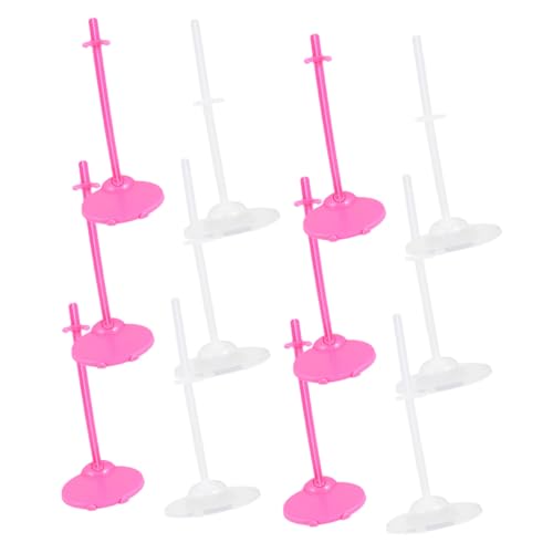 WEKAMOS 12 Stück Teiliges Puppenständer Stabile Transparente und Rosa Doll Display Halterungen Einsetzbar für Puppen Figuren und Modelle rutschfest und Langlebig für Regal und Tisch WEKAMOS 12 Stück Teiliges Puppenständer Stabile Transparente und Rosa Doll Display Halterungen Einsetzbar für Puppen Figuren und Modelle rutschfest und Langlebig für Regal und Tisch von WEKAMOS