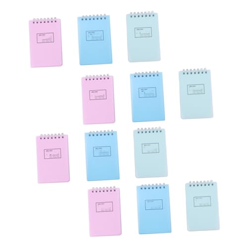 WEKAMOS 12 Stück Teiliges Spiralnotizbuch Tragbares Einfaches Memo Pad mit Leerem Innenbereich Nachfüllbar Vielseitig als Lernkarten oder Kratzblock für Schule Büro Zufällige Farbe WEKAMOS 12 Stück Teiliges Spiralnotizbuch Tragbares Einfaches Memo Pad mit Leerem Innenbereich Nachfüllbar Vielseitig als Lernkarten oder Kratzblock für Schule Büro Zufällige Farbe von WEKAMOS
