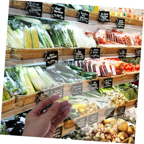 WEKAMOS 12 Stück Teiliges Transparente Etikettenhalter aus Kunststoff Stabile Preisschildhalter für Regale Wiederverwendbar Leicht und Installieren für Supermarkt Laden Bibliothek WEKAMOS 12 Stück Teiliges Transparente Etikettenhalter aus Kunststoff Stabile Preisschildhalter für Regale Wiederverwendbar Leicht und Installieren für Supermarkt Laden Bibliothek von WEKAMOS