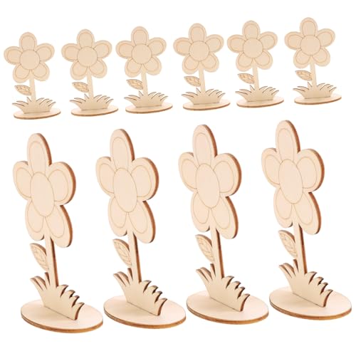 WEKAMOS 12 Stück Teiliges Unbemalte Holzblumen für Bastelarbeiten DIY Holzblumen zum Bemalen für Tischdekoration Hochzeitsdeko und Kreative Projekte WEKAMOS 12 Stück Teiliges Unbemalte Holzblumen für Bastelarbeiten DIY Holzblumen zum Bemalen für Tischdekoration Hochzeitsdeko und Kreative Projekte von WEKAMOS