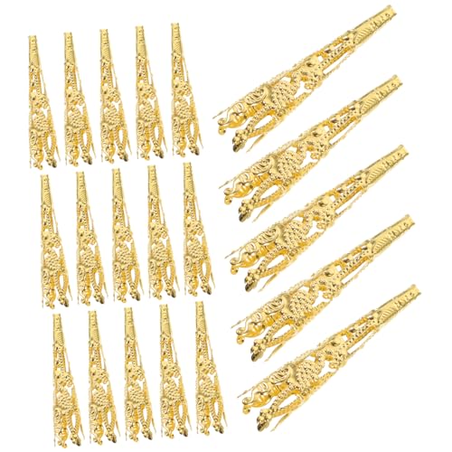 WEKAMOS 120 Stück Kegelperlenkappen für Schmuckherstellung Goldene Bead Caps für DIY Armbänder und Rostfreies Material Vielseitig Einsetzbar für Kreative Bastelprojekte WEKAMOS 120 Stück Kegelperlenkappen für Schmuckherstellung Goldene Bead Caps für DIY Armbänder und Rostfreies Material Vielseitig Einsetzbar für Kreative Bastelprojekte von WEKAMOS