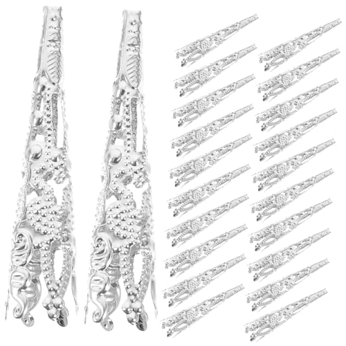WEKAMOS 120 Stück Metallperlenkappen Trompetenblüten Design für DIY Schmuckherstellung Praktische Perlen Endkappen zur Befestigung und Stabilisierung von Armbändern und Ohrringen von WEKAMOS