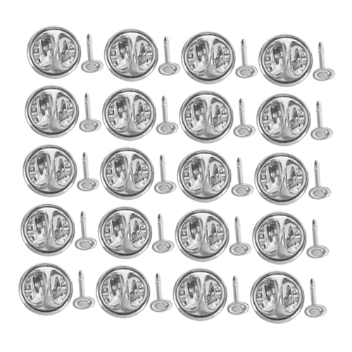 WEKAMOS 120 Stück Robuste Kupfer Rückseiten für Broschen Metallische Anstecker für Krawatten und Hüte Zubehörteile für Diy Projekte von WEKAMOS