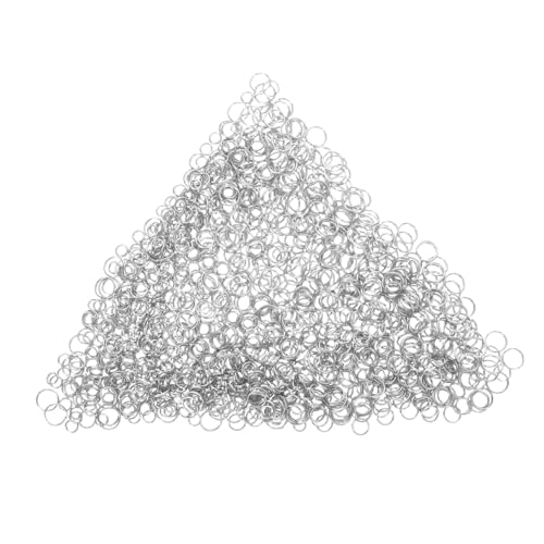 WEKAMOS 1200 Stück Open Jump Rings Polierte Schmuckverbinder für DIY Schmuckherstellung Reparatur Halsketten Armbänder Ohrringe und Schlüsselanhänger Vielseitige Verbindungselemente WEKAMOS 1200 Stück Open Jump Rings Polierte Schmuckverbinder für DIY Schmuckherstellung Reparatur Halsketten Armbänder Ohrringe und Schlüsselanhänger Vielseitige Verbindungselemente von WEKAMOS