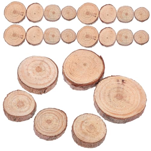 WEKAMOS 120Stücke Runde Holzscheiben Unlackierte Holzkreise Kiefernholz DIY Bastelmaterial für Weihnachtsschmuck WEKAMOS 120Stücke Runde Holzscheiben Unlackierte Holzkreise Kiefernholz DIY Bastelmaterial für Weihnachtsschmuck von WEKAMOS