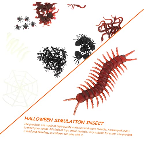 WEKAMOS 128 Stück Teiliges Halloween Gruseliges Simulation Insekten mit Spinnen Skorpionen für Halloween Party Deko und Streiche Langlebig und Realistisch für Kindergeburtstag Mitgebsel WEKAMOS 128 Stück Teiliges Halloween Gruseliges Simulation Insekten mit Spinnen Skorpionen für Halloween Party Deko und Streiche Langlebig und Realistisch für Kindergeburtstag Mitgebsel von WEKAMOS