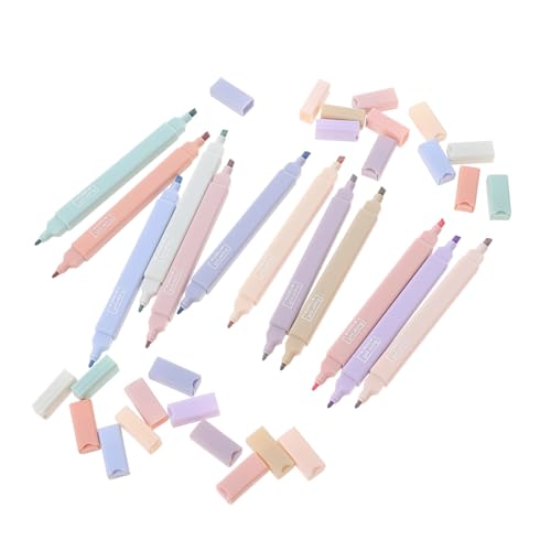 WEKAMOS 12Stücke Doppelköpfige Textmarker Highlight Marker für Schule Büro und DIY Leicht für Präzise Markierungen ohne Tintenverlust WEKAMOS 12Stücke Doppelköpfige Textmarker Highlight Marker für Schule Büro und DIY Leicht für Präzise Markierungen ohne Tintenverlust von WEKAMOS