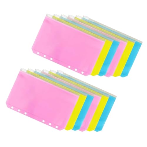 WEKAMOS 12Stücke Reißverschluss Binder Taschen Multifunktionale Aufbewahrung für Belege Karten und Dokumente Verschleißfestes Material für Home Office und Planung WEKAMOS 12Stücke Reißverschluss Binder Taschen Multifunktionale Aufbewahrung für Belege Karten und Dokumente Verschleißfestes Material für Home Office und Planung von WEKAMOS