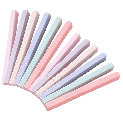 WEKAMOS 12Stücke Textmarker Bunte Highlighter Stifte für Schule und Büro Tragbare Marker für Notizen Einfaches Design kein Ausbluten für Schüler und Lehrer WEKAMOS 12Stücke Textmarker Bunte Highlighter Stifte für Schule und Büro Tragbare Marker für Notizen Einfaches Design kein Ausbluten für Schüler und Lehrer von WEKAMOS