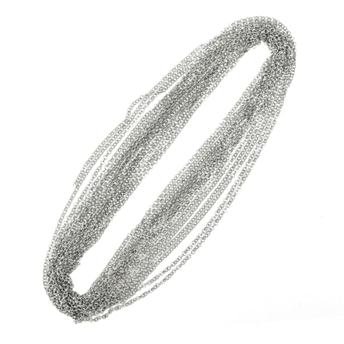WEKAMOS 131 STÜCKE Eisenplattierte Runde Kette mit Karabinerverschlüssen und Offenen Ringen Schmuckverbinder Set für DIY Armbänder Halsketten Basteln WEKAMOS 131 STÜCKE Eisenplattierte Runde Kette mit Karabinerverschlüssen und Offenen Ringen Schmuckverbinder Set für DIY Armbänder Halsketten Basteln von WEKAMOS