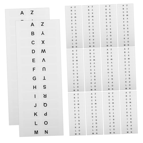WEKAMOS 14 Blatt Teiliges Selbstklebende Alphabet index tabs Praktische Haftnotizen für Notizbücher und Akten Weiße Beschreibbare Seitenmarker Einfach Anzubringen Klassifizieren WEKAMOS 14 Blatt Teiliges Selbstklebende Alphabet index tabs Praktische Haftnotizen für Notizbücher und Akten Weiße Beschreibbare Seitenmarker Einfach Anzubringen Klassifizieren von WEKAMOS