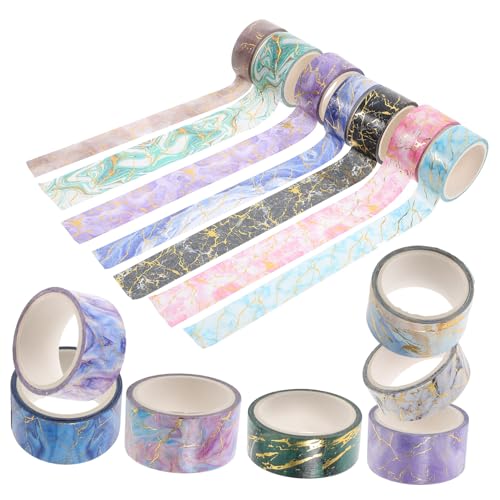 WEKAMOS 14 Rollen Washi Tape mit Marmor Vielseitiges Scrapbook und Bastelband pro Dekoratives Klebeband für Geschenkverpackung DIY Projekte und Partydekorationen WEKAMOS 14 Rollen Washi Tape mit Marmor Vielseitiges Scrapbook und Bastelband pro Dekoratives Klebeband für Geschenkverpackung DIY Projekte und Partydekorationen von WEKAMOS