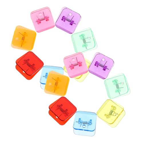 WEKAMOS 14 Stück Teiliges Kunststoff Clips Multifunktionale Büroklammern Transparentfarben für Schule Haushalt und Bürobedarf Adorable Paper Clips für Dokumentenorganisation WEKAMOS 14 Stück Teiliges Kunststoff Clips Multifunktionale Büroklammern Transparentfarben für Schule Haushalt und Bürobedarf Adorable Paper Clips für Dokumentenorganisation von WEKAMOS