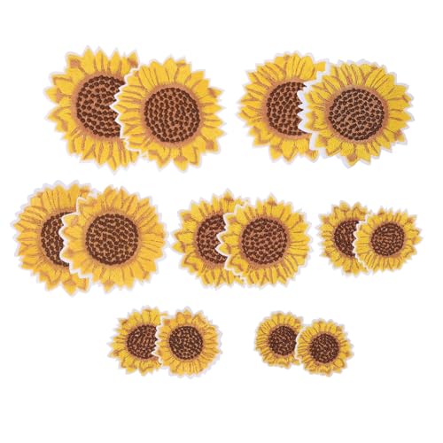 WEKAMOS 14Stücke Sonnenblume Stickerei Applikationen Patches für DIY Kleidung Aufnäher zur Dekoration und Reparatur von Jeans Taschen Rucksäcken und Mehr WEKAMOS 14Stücke Sonnenblume Stickerei Applikationen Patches für DIY Kleidung Aufnäher zur Dekoration und Reparatur von Jeans Taschen Rucksäcken und Mehr von WEKAMOS