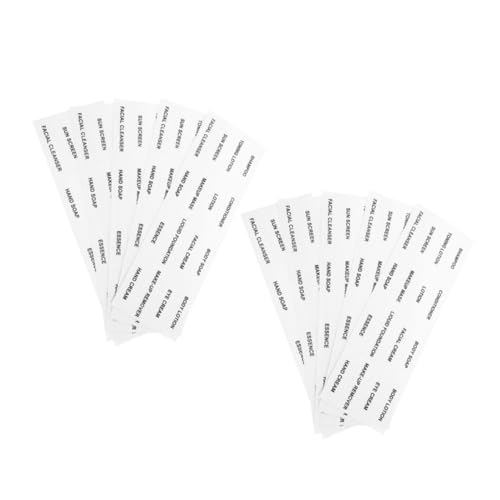 WEKAMOS 15 Blatt Flaschenklassifizierungsaufkleber Badetiketten zum Organisieren Behälter Name aufkleber für flaschen flaschenetiketten Shampoo-Etiketten Etiketten für Glasflaschen Black WEKAMOS 15 Blatt Flaschenklassifizierungsaufkleber Badetiketten zum Organisieren Behälter Name aufkleber für flaschen flaschenetiketten Shampoo-Etiketten Etiketten für Glasflaschen Black von WEKAMOS