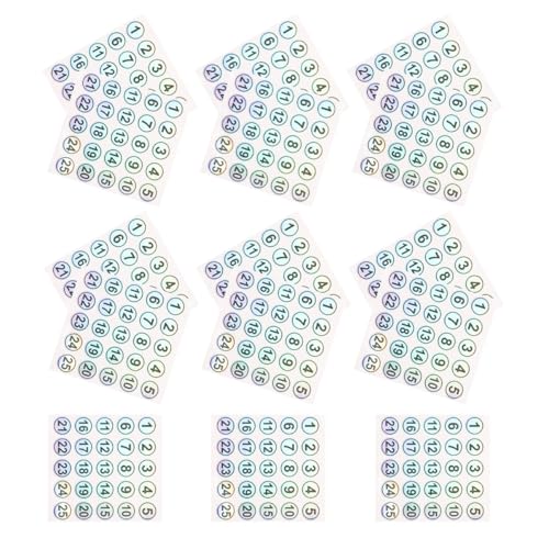 WEKAMOS 15 Blatt Nummerierte Aufkleber Selbstklebende Wasserfeste und Reißfeste Etiketten für Büro Lager und Klassenzimmer Rückstandsfrei Entfernbar zur Schnellen Inventar und WEKAMOS 15 Blatt Nummerierte Aufkleber Selbstklebende Wasserfeste und Reißfeste Etiketten für Büro Lager und Klassenzimmer Rückstandsfrei Entfernbar zur Schnellen Inventar und von WEKAMOS