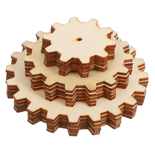 WEKAMOS 15 Stk. Teiliges Holz Zahnräder zum Basteln Naturbelassene DIY Holzscheiben in Robuste Holzstücke für Bemalen Motorikförderung und Kreative Handwerksprojekte WEKAMOS 15 Stk. Teiliges Holz Zahnräder zum Basteln Naturbelassene DIY Holzscheiben in Robuste Holzstücke für Bemalen Motorikförderung und Kreative Handwerksprojekte von WEKAMOS